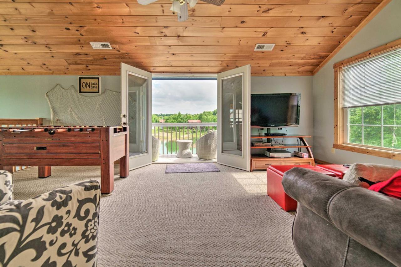Sevierville Lake House With Deck And Foosball Table! Bagian luar foto